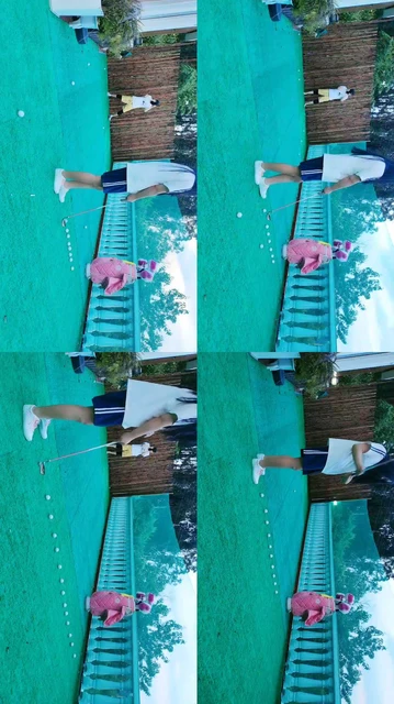 【圈养基地】拿狗子玩高尔夫