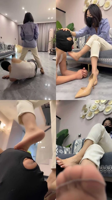 【辣姐】磕头求虐/转胯狗爬/丝袜脚诱惑/高跟踩乳
