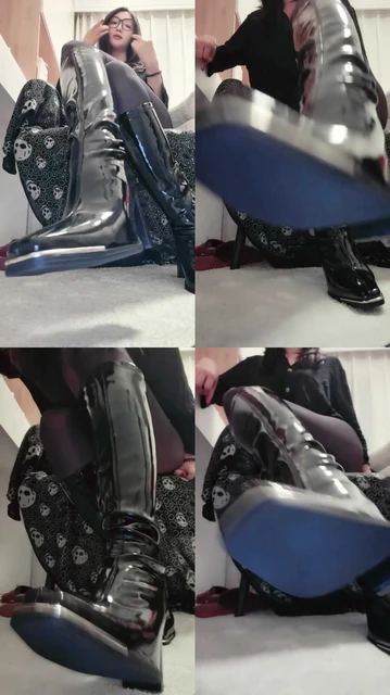 【夏娃s】第一视角长靴控制贱狗了