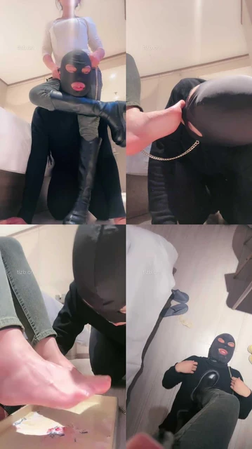 【沐阳大小姐】胯下辱/舔脏长靴原味船袜/骑马踩踏/脚喂食