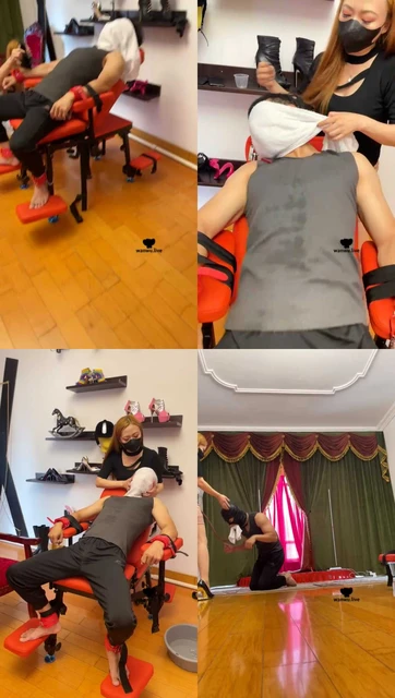 【魔鬼天使】捆绑刑架加官窒息【双视角版】