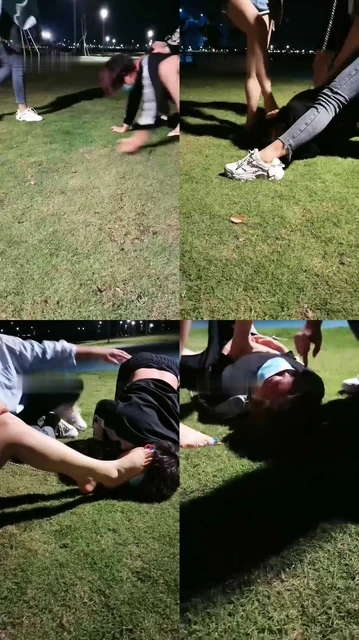 【莫妮卡】户外双s带素人闺蜜玩狗【三视角版】