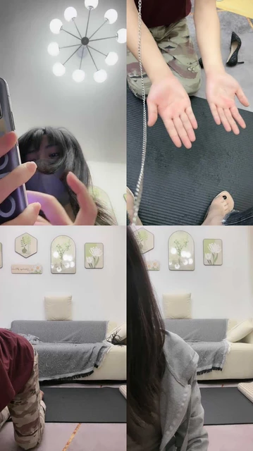 【安安】跪舔高跟裸足/全体重踩踏/骑马转胯