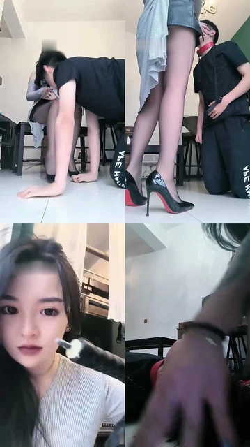 【安晴】闻香水/黑丝高跟碾压/喂口水/鞋跟插嘴/提档鞭打