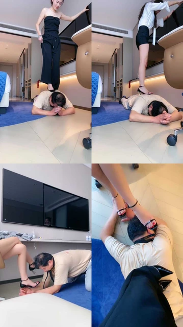 【沅芷】双S踩踏高跟狠扎【双视角】