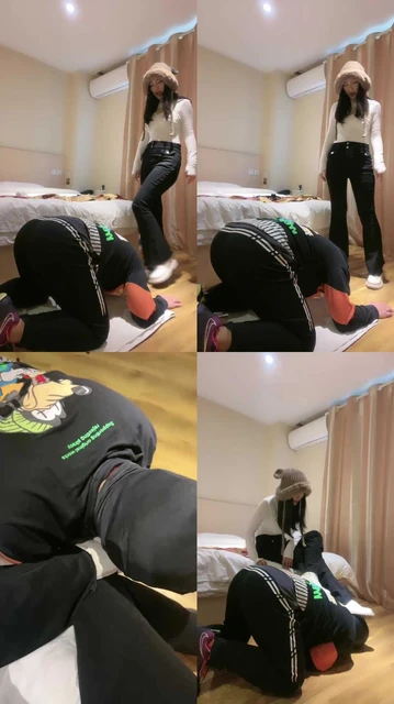 【榕s】素人小白鞋踩虐狗