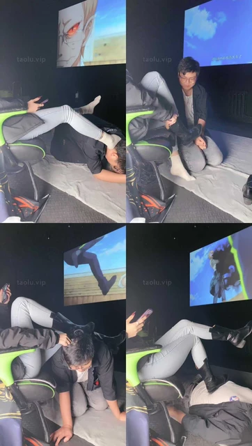 【冰诺】私人影院黑靴白袜虐脚垫【上】