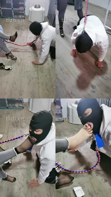 【大美】狗链遛狗转胯/跪舔高跟黑丝