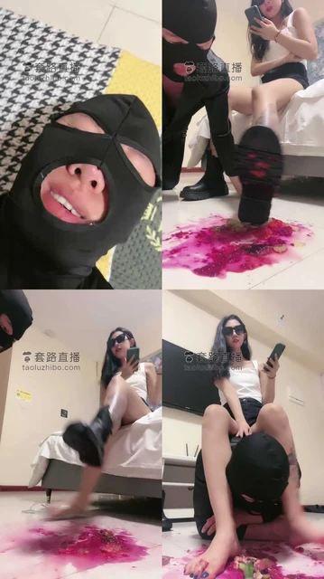 【初见】居高临下踩踏食物喂食