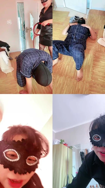 【佳琪女王S】重口味暴虐上司，上司进门还不依不服