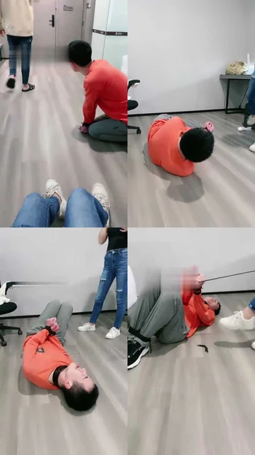 【柚子猫】捆绑训练踩踏羞辱贱狗