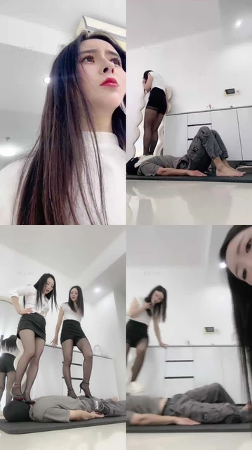 【冰夏】双S高跟/长靴/运动鞋-踩踏深喉插嘴【双视角版】