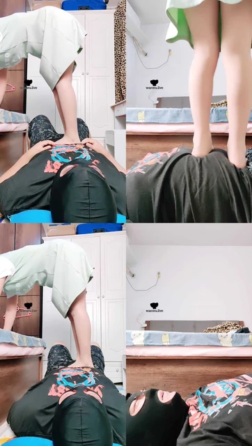 【萌宝儿】全体重踩踏地毯奴