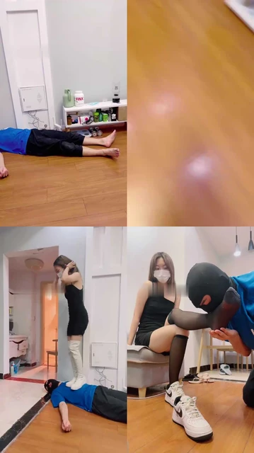 【jenn】长靴全体重踩踏/吃口水/舔脏鞋底【双视角版】