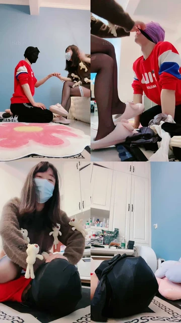 【桃子老师】重度打手心/裹头窒息