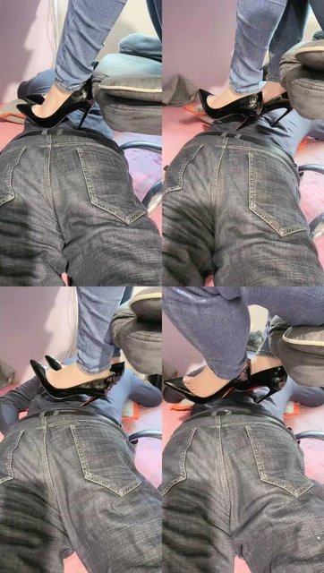 【冰诺】超细高跟踩狗背