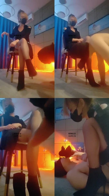 【魔鬼天使】短靴黑丝踩虐废物奴