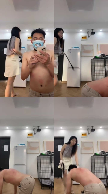 【汉娜】掐乳/关狗链/重度鞭打/高跟全体重踩/连环耳光