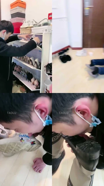 【风吟女神】变身保洁工人清理鞋子王国