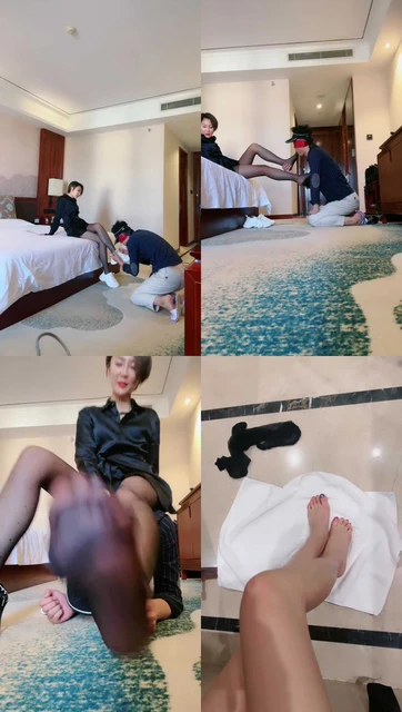 【爵恋霸主】小白鞋黑丝脚踢踹/舔/掐乳/骑马转胯/喂口水