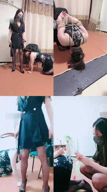 【北京嘟嘟】母畜-无底线玩/捆绑重度深喉/口塞【双视角版】