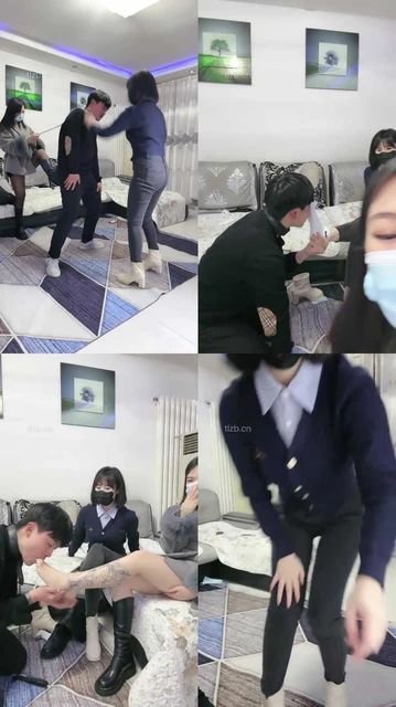 【鱼糯糯】双S-重刑长靴黑丝美腿踢踹