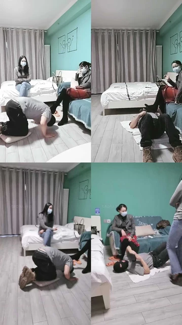 【朱迪女王】双S-舔脏鞋底/转胯/口球塞嘴/踩踏【双视角版】