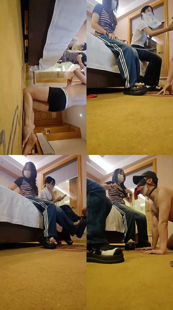 【上头姐妹团】双S精神小妹暴揍贱奴