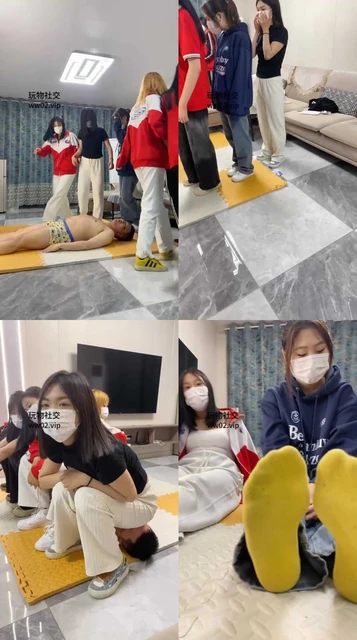 【精神小妹】推荐-超多名学生素人-全体重跳踩/超臭原味辱