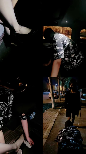 【芷镜小主】户外骑马转胯遛狗/车内清理超脏鞋底/黑丝美腿诱惑