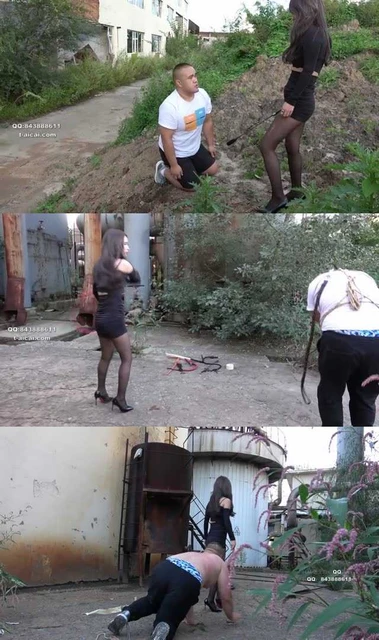 【冷柔】废弃工厂鞭打折磨贱狗