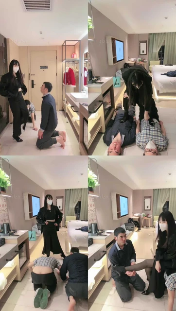 【尤金女皇】虐父子狗-耳光/踩踏/提档/骑马/藤条抽