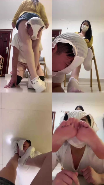 【甜心教主】内裤套头气味控制发骚