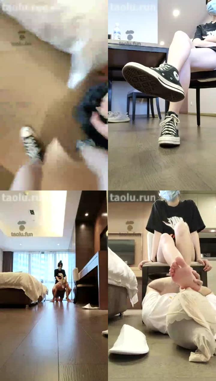 【哈宝】又一个挑战自己的骑马钻跨吃香袜