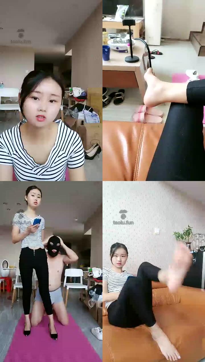 【小小小魔女】青春运动装骑脖子虐钻胯踢裆