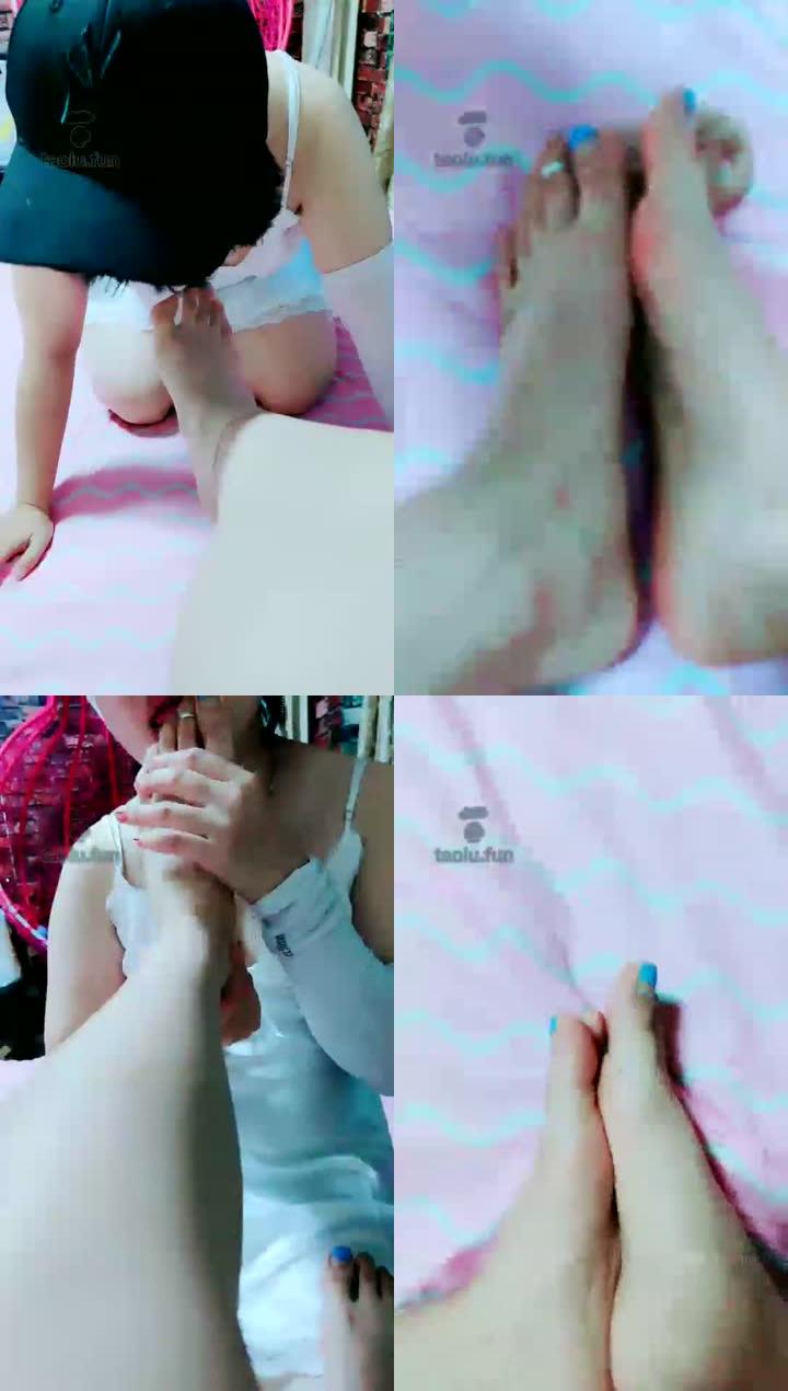 【梦儿姐姐】疼爱花臂恋足少女m