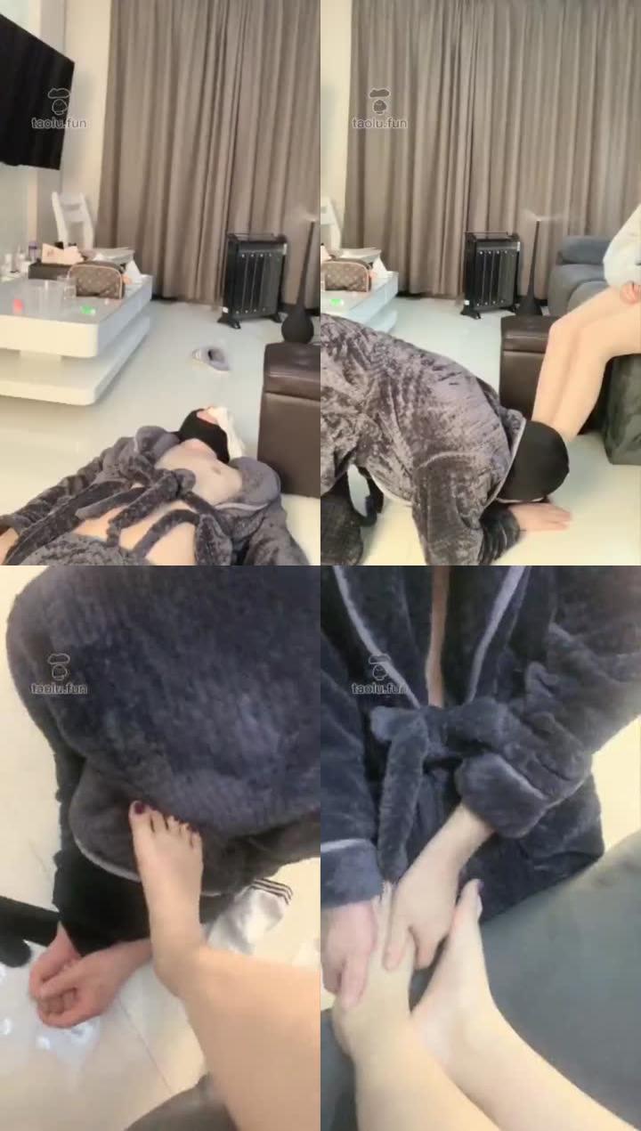 【梦幻Abby】来一场趣味棉袜TJ 狗子已跪好 