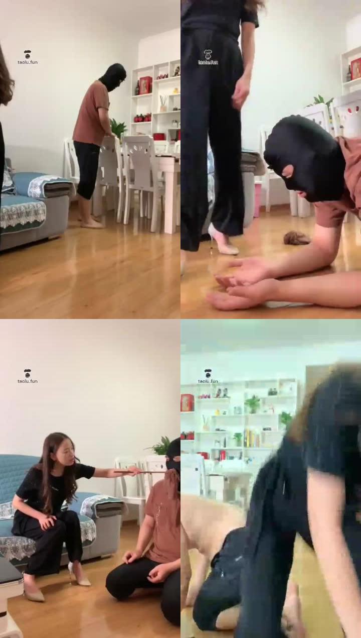 【灵灵】调教手脚不干净的钟点工手心专场 