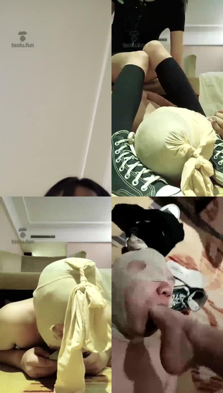 【哈宝】帆布鞋高筒袜原味鞋垫调教 