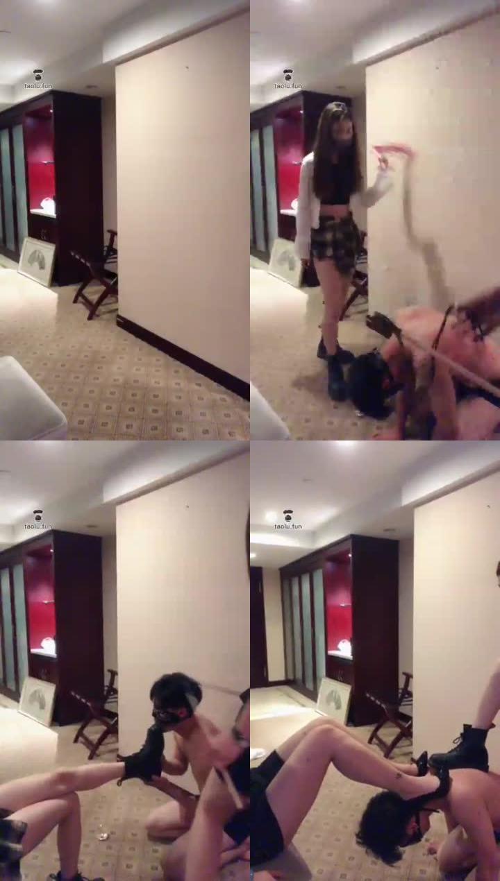 【杉杉女神】酒店偶遇女王上课 官方已删） 