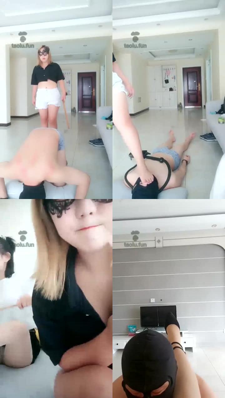 【雅曼豆主双主】双女主羞辱调教老狗 