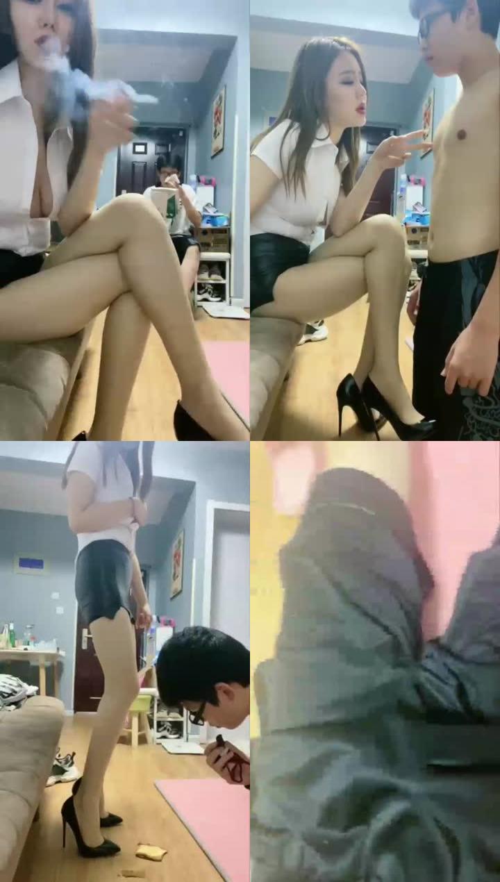 【可可大大】剧情：高二学生来老师家补课被 