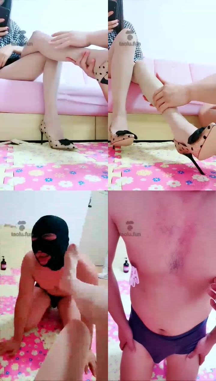 【沐玥】 来个捏脚的 舔脚 虐乳 